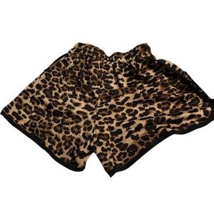 Leopard Print Women's Shorts
